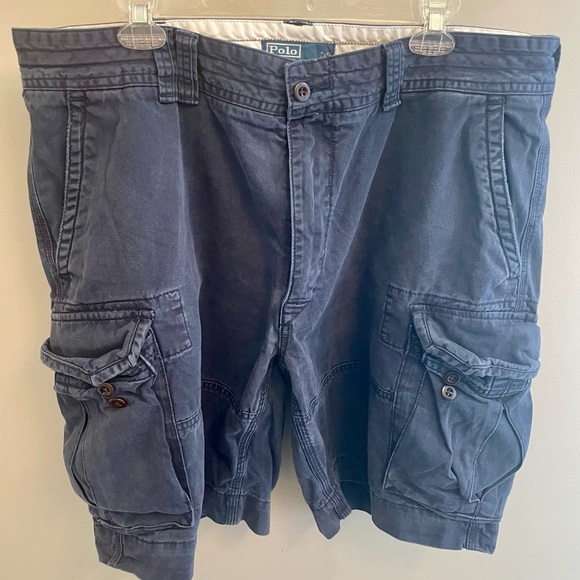 Polo By Ralph Lauren Men’s blue Cargo Shorts Size 40 - Picture 11 of 11